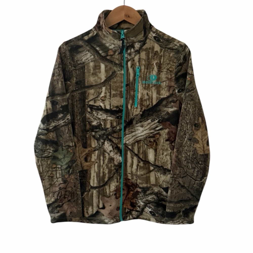 Mossy Oak•Camouflage Full Zip Fleece Jacket